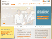 Tablet Screenshot of centerforfinancialinclusion.org